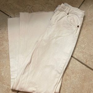Zara wide leg high rise jeans worn once